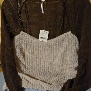 Free People Warming Up Top Size L. NWT